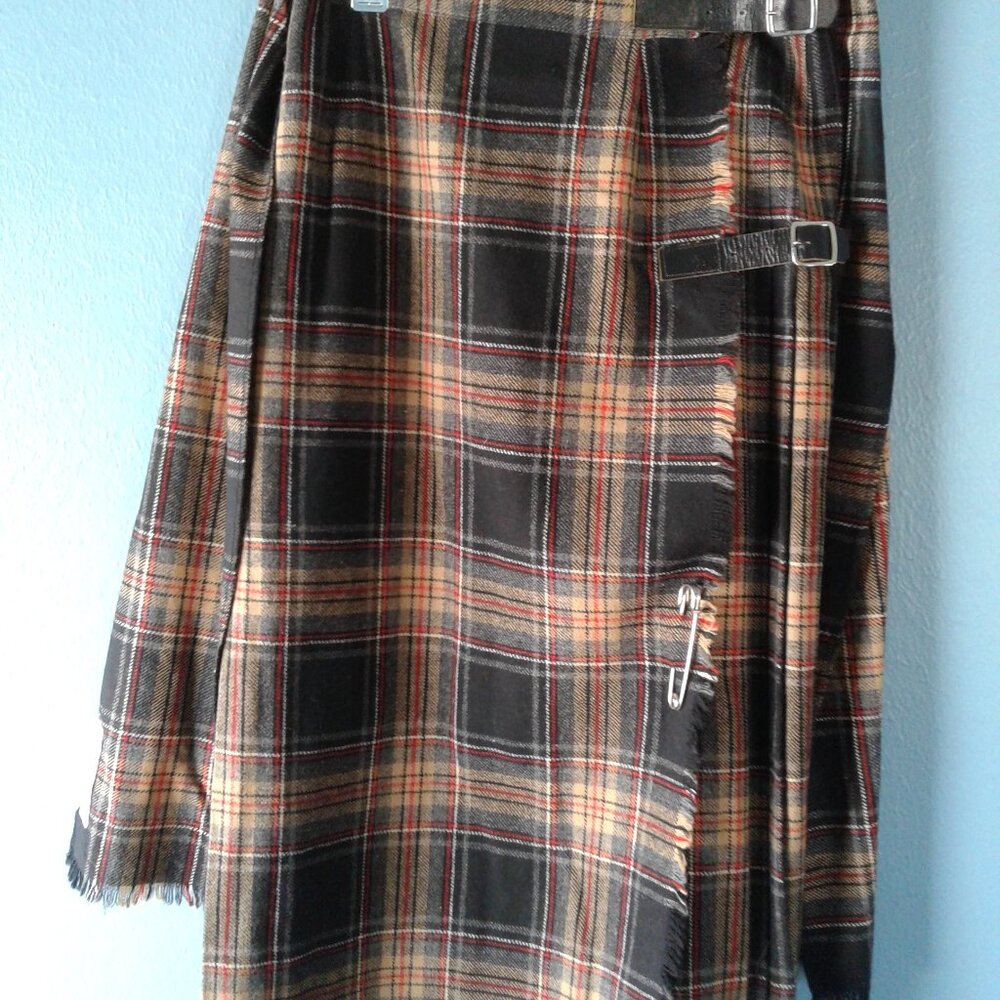 Archie Brown & Son Wool Plaid Skirt Size 8